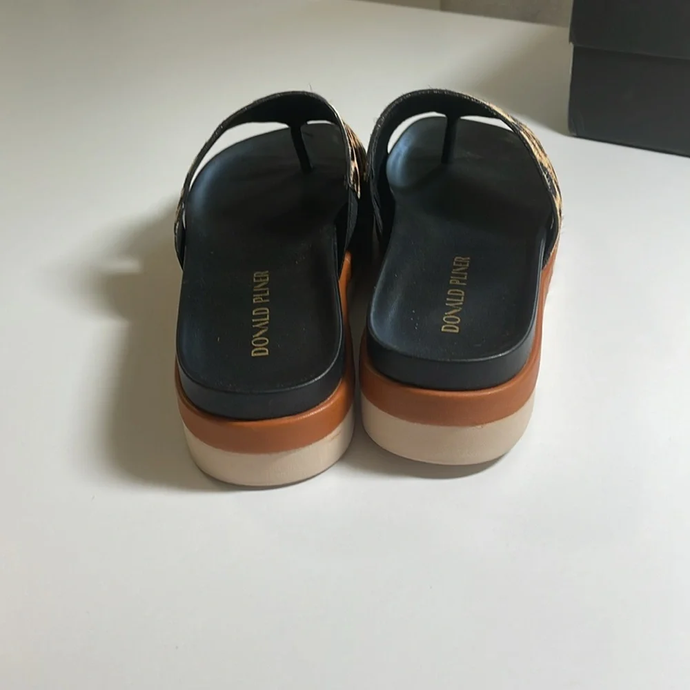 Donald j Pliner leopard calf hair sandals - Picture 5 of 10